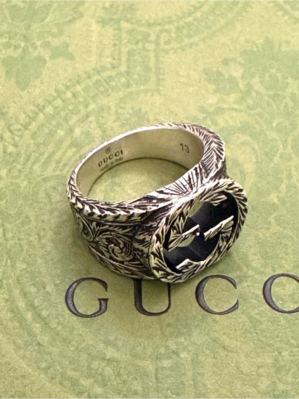 Gucci sterling Silver Ring & Wallet - Picture 15 of 16
